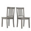 Chaise d'appoint en bois massif H 17,15 po Phillipston