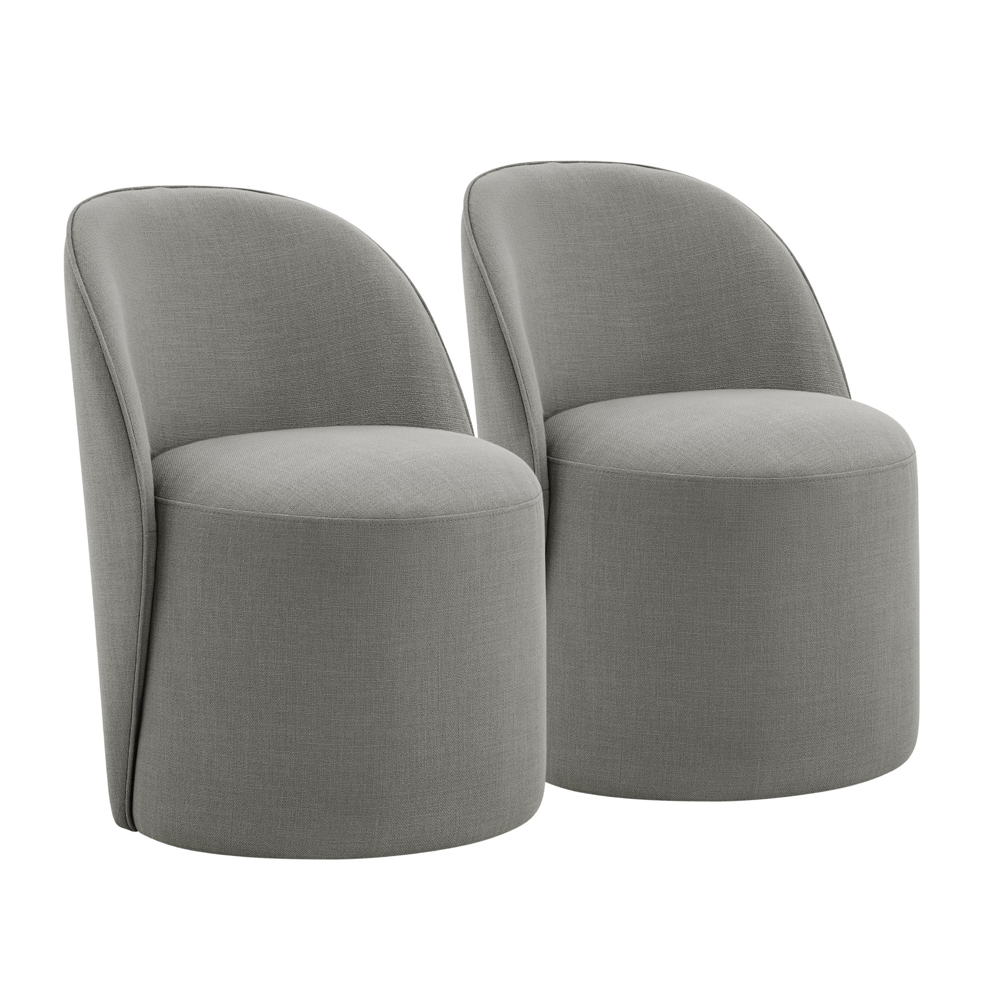Lola Caster Dining Chair, Effie Flint