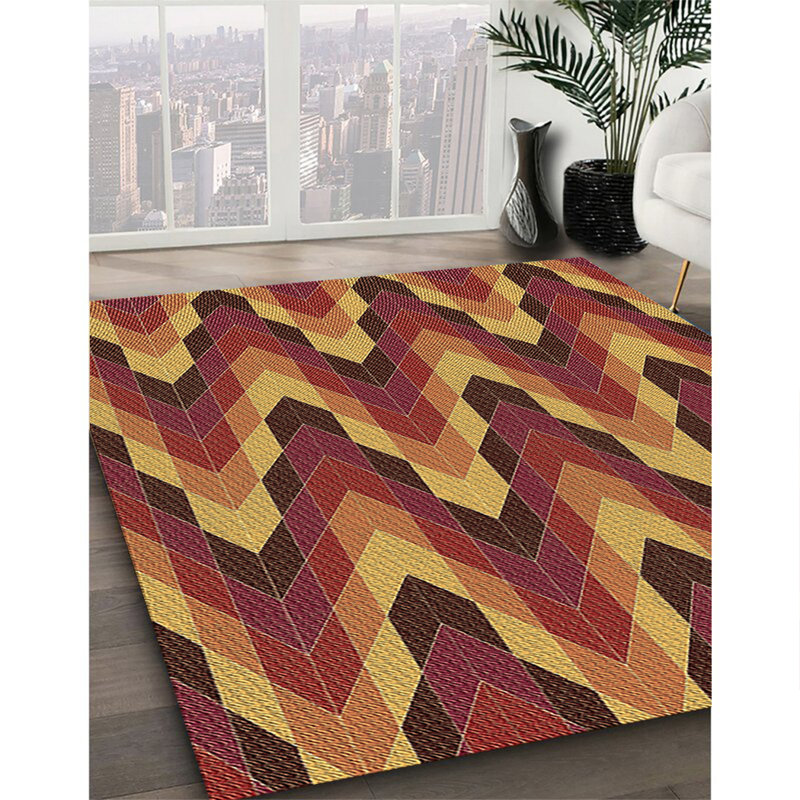 Tapis 100% à motif lavable à la machine 2989, Rectangle 2 pi x 3 pi