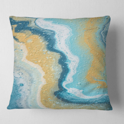 Abstract Throw Pillow