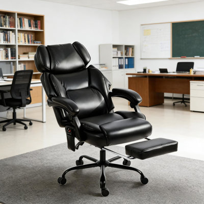 Chaise d'ordinateur douce, chaise de massage, chaise à haut dossier, chaise de bureau