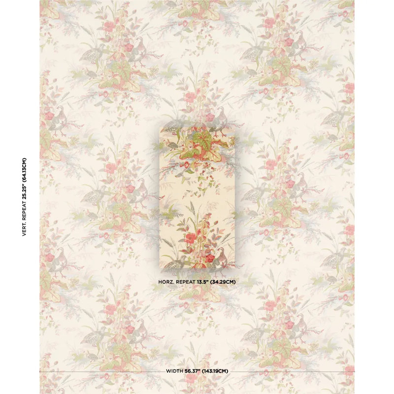 Tissu caille prairie, Hiver