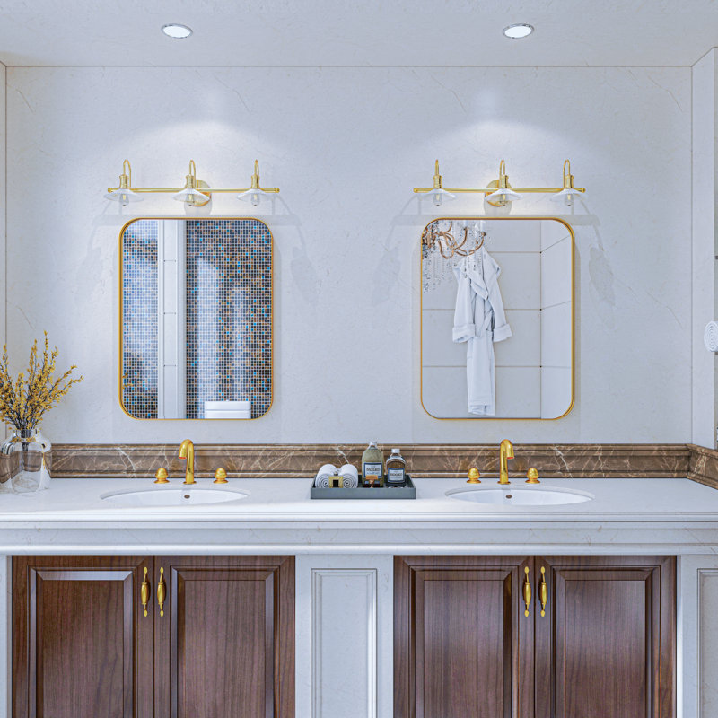 Miroir de salle de bain Golden, 30 po x 22 po, Rectangulaire