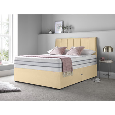 Kuhle Upholstered Bed with Mattress