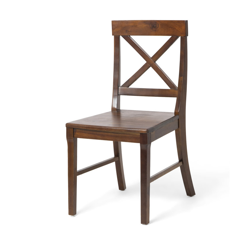 Mehaffey 18'' H Solid Wood Side Chair