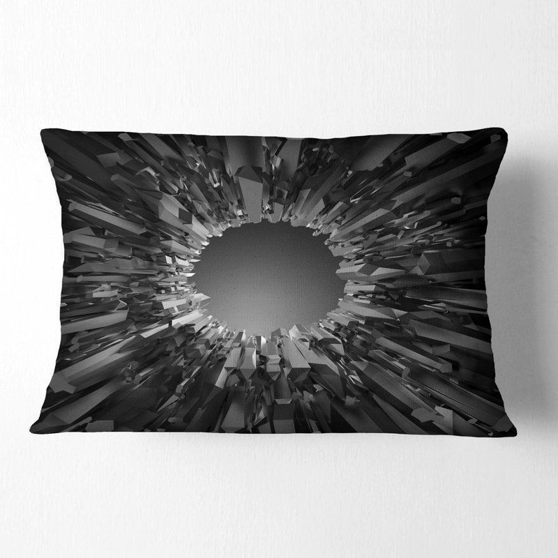 Coussin lombaire abstrait abstrait