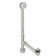 22-1/2" 17 ga. Fully Finished Brass Pull & Close Bathtub Leg Drain Assembly with No-Hole Overflow