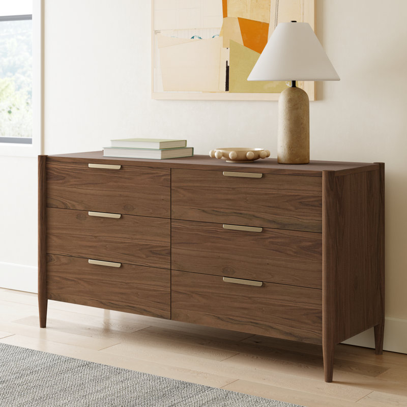 Reece 6-Drawer Dresser, Rich Walnut