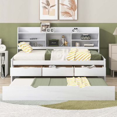 Storage Bed With Trundle