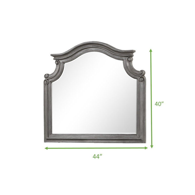 Azoriah Mirror in Gray