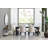 Modern Edge 72'' Glass Top Console Table