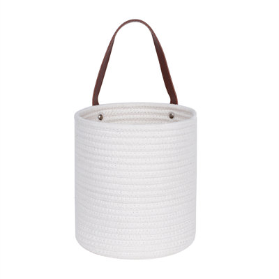 Panier à linge en tissu avec poignées