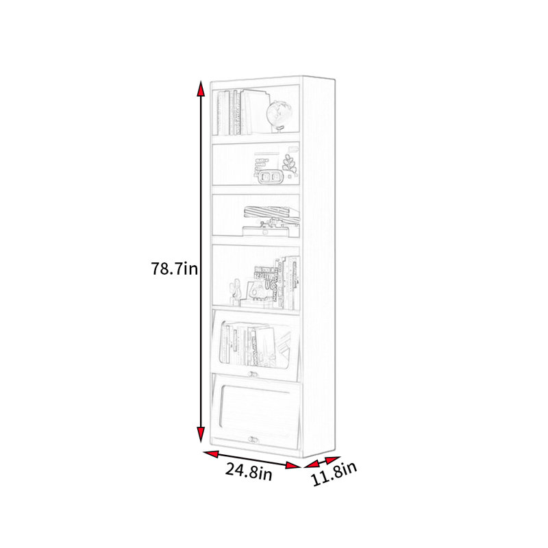 Sagatov, H 78,7 po x l 24,8 po x P 11,8 po