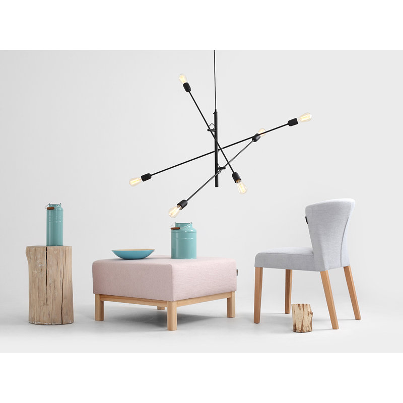 Twigo 6 - Light Unique/Statement Pendant, Black