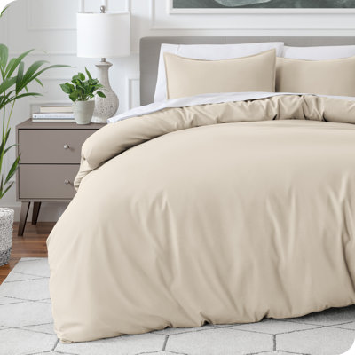 Microfiber No Pattern Duvet Cover Set