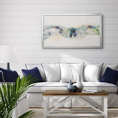 " Abstract Mountain Range " Painting Print