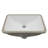 Karran Valera 21" Rectangular Undermount Vitreous China Bathroom Sink in White