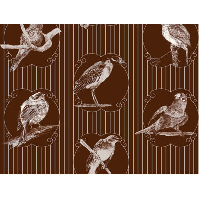 Papier peint oiseaux Makaya d'Haïti