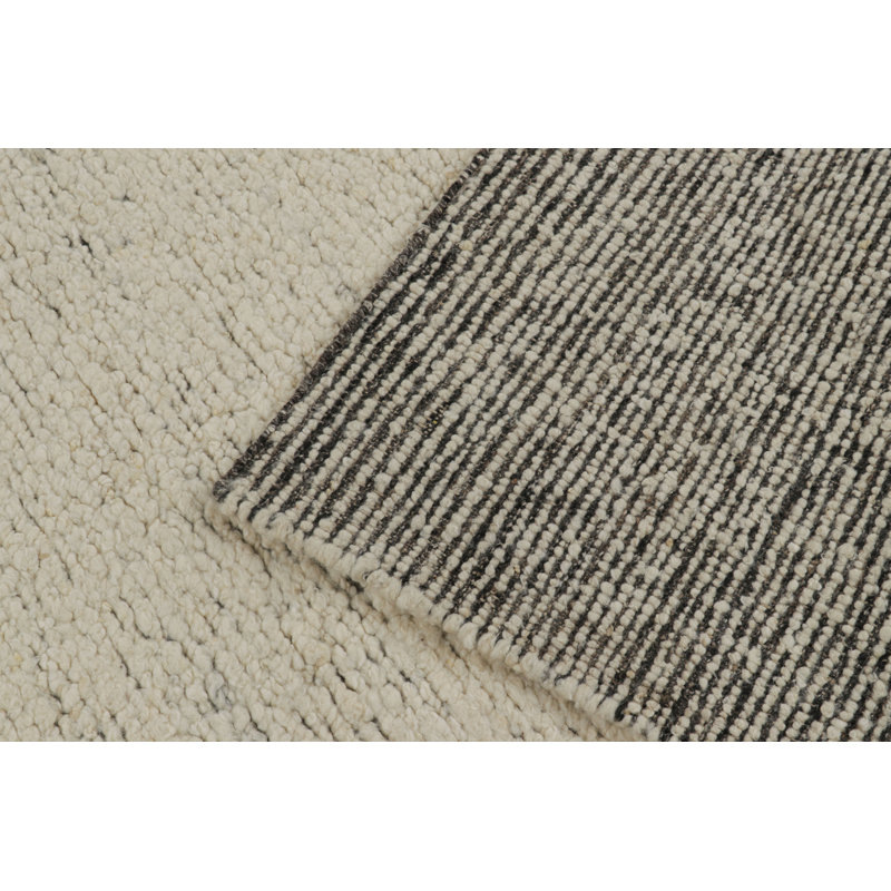 Handmade Oushak Wool Area Rug, Rectangle 5' x 8'