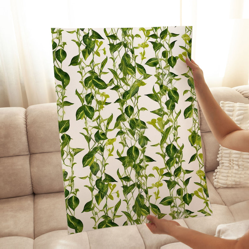 «Botanical Greenery», reproduction d'art moderne sans cadre, H 10 po x l 8 po