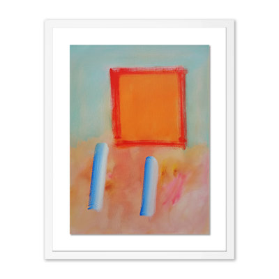 Figures in a Souk B Framed Print