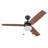 Elamin 48'' Ceiling Fan with LED Lights