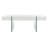 Modern Jacob Coffee Table – Artistic Statement Table with Transparent Glass Frame for Living Room