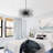 Lubow 9 - Light Single Star Pendant Llight in Black