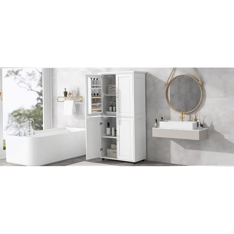 Armoire de rangement haute avec portes