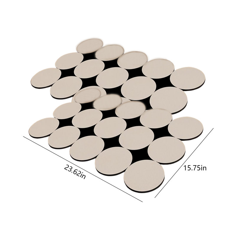 Absorbent Non-Slip Quick-Dry Bathroom Rug, 15.75" L x 23.62" W