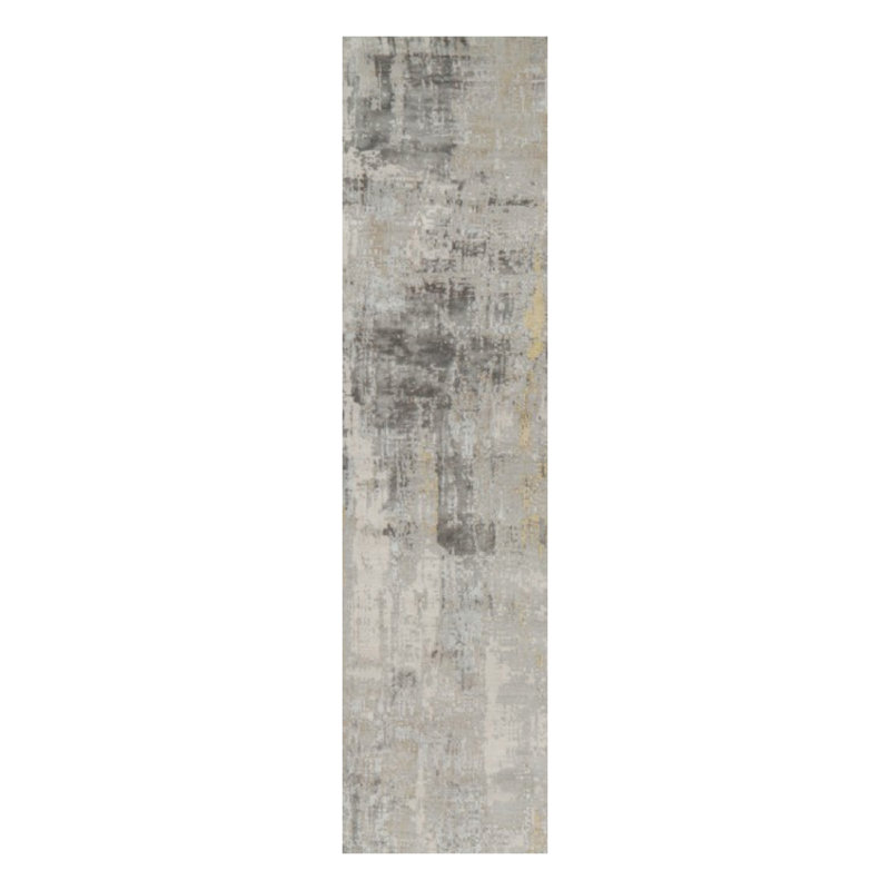 Modern One-of-a-Kind 3'6"x14' Hand Knotted Area Rug