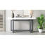Console de style américain avec plateau blanc - Pour le salon, l'étude et la décoration de votre chambre à coucher