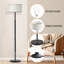 Lampe sur pied traditionnelle Agripina 63 avec télécommande et ampoule incluse-507545217-511508302