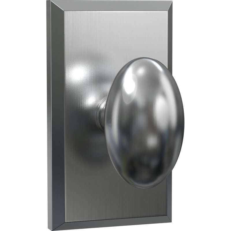 Bouton de porte traditionnel sans clé intelligent, Nickel satiné