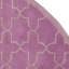 Tapis rose en laine touffeté et fabriqué à la main à motif géométrique Carolene-1780959074
