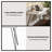 Modern White Oak Writing Desk with Black Hairpin Metal Legs - Sturdy Wood Top Home Office Workstation for Small Spaces-844412460
