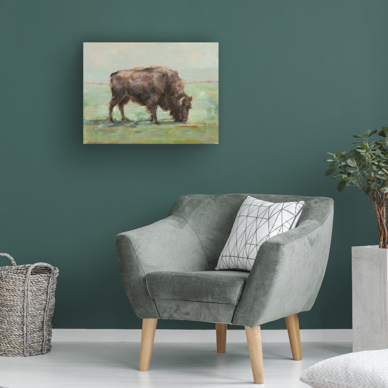 Art sur toile Ethan Harper «Where The Buffalo Roam I», H 35 po x l 47 po