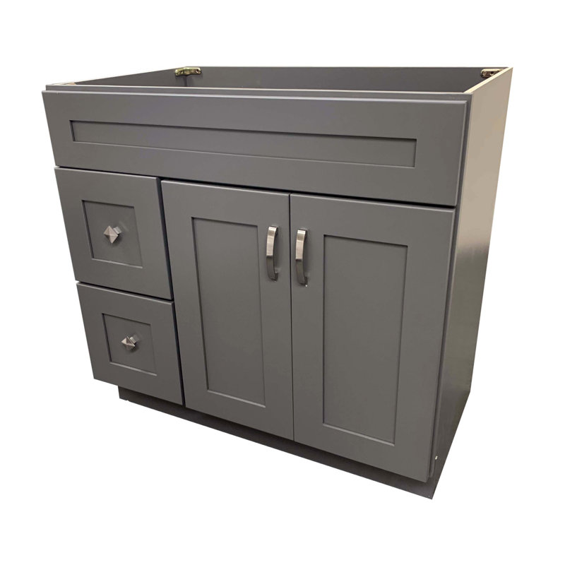 36'' Single Bathroom Vanity Base Only in Gray