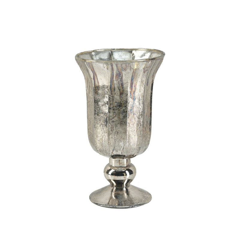 Urnes et pots décoratifs en verre Kaior, Argent