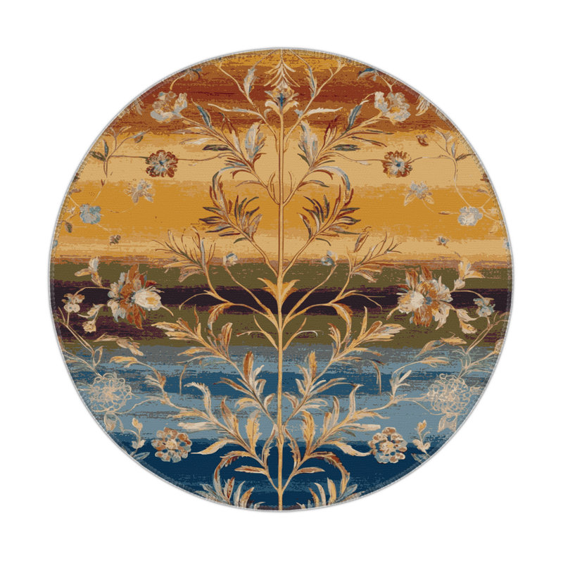 Tapis d'intérieur et d'extérieur brun Nature
