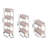 Storage Cart with Wheels Large Capacity Multiple Layers Easy Access Kitchen Organizer Rack Slide-Out Mobile Utility Cart