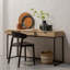 Cras 46 cm H Slat Back Side Chair in Black