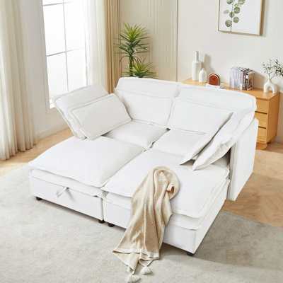 Elysara Modular Sleeper Sofa Convertible Sectional