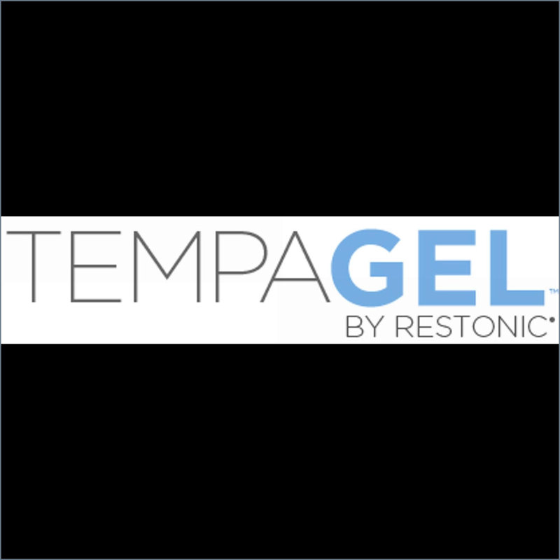 Twin Size Restonic TempaGel Cooling Mattress - Firm Support with Dual Cooling &amp; Motion Isolation, Twin
