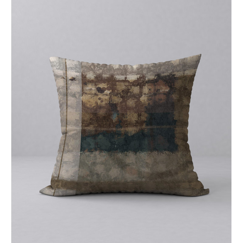 Housse de coussin décorative carrée riche supersonique, 20 po x 20 po
