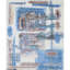 Tapis ivoire et bleu clair noué à la main de haute qualité-62481108