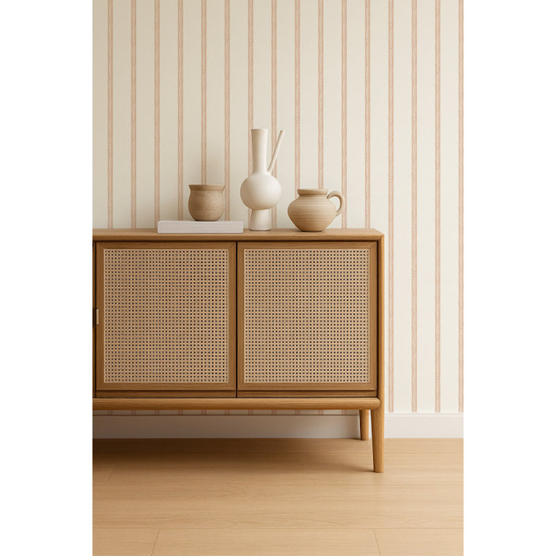 Harvest Stripe, Orange/White