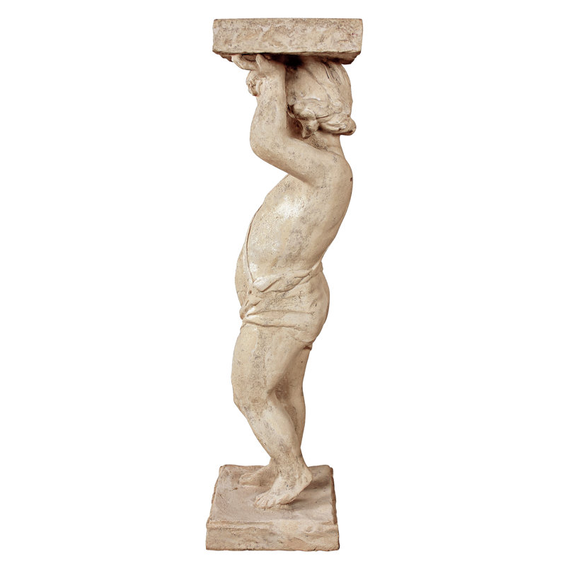 Royal Palace of Caserta Cherub Pedestal Statue