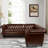 Faraaz Upholstered Faux Leather Chesterfield Sectional-198618779