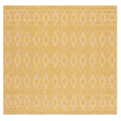 Tapis d'intérieur / extérieur à motif géométrique Lowndes Performance